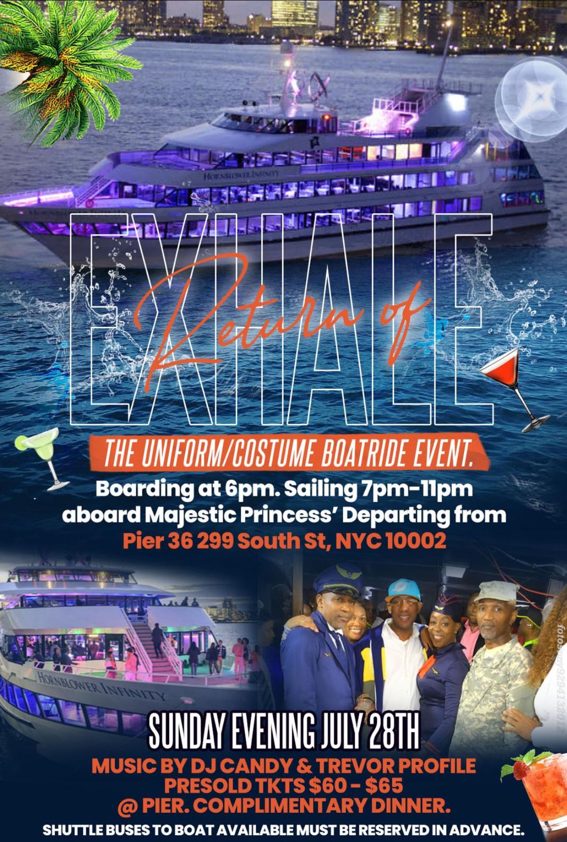 Return Of Exhale The Uniform/costume Boatride Event