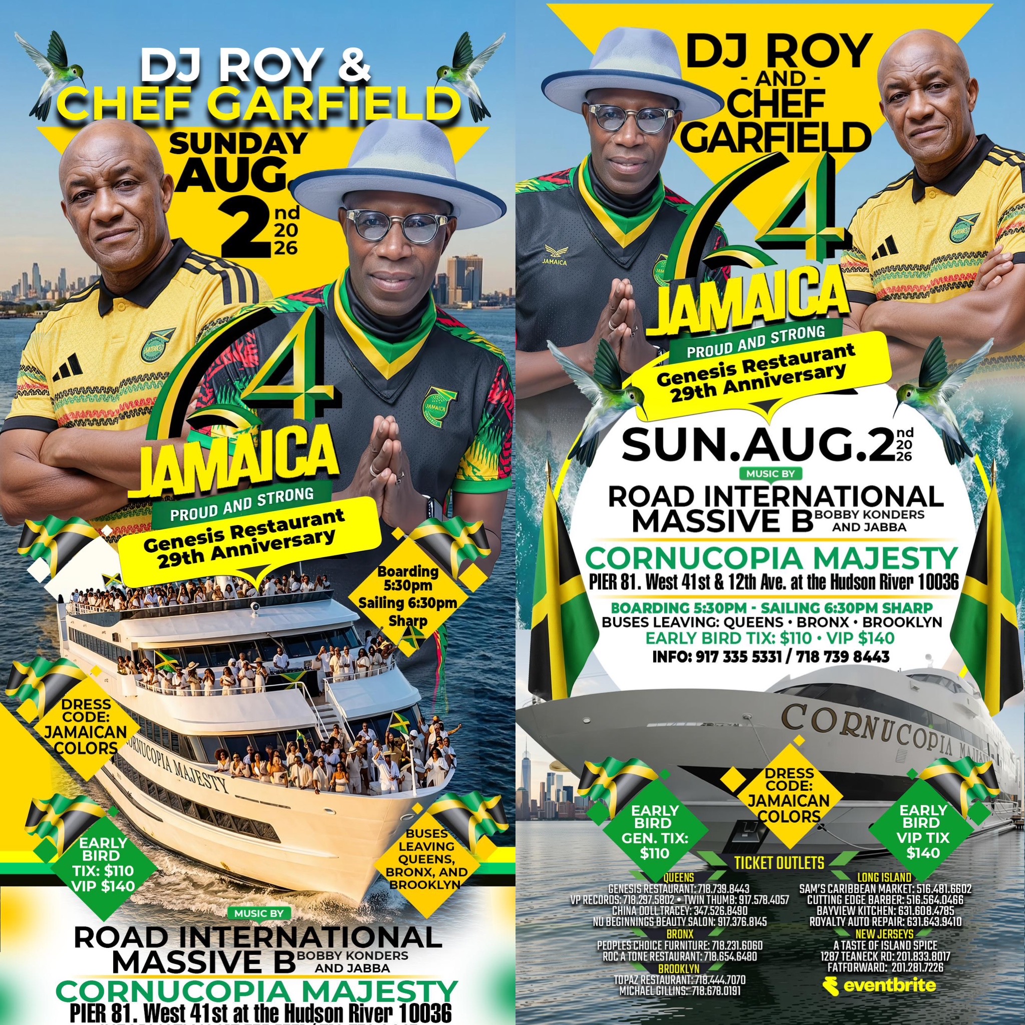 DJ ROY & CHEF GARFIELD JAMAICA INDEPENDENCE